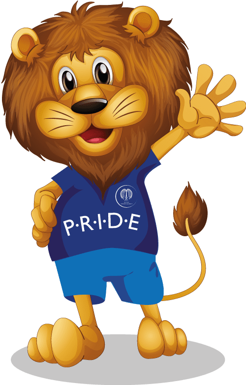 Pride Lion waving